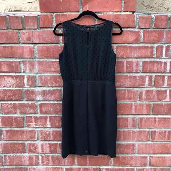 LOFT Black Polka Dot Dress - NWT! - Picture 3 of 6